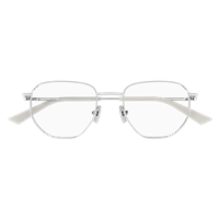 Montatura vista Bottega Veneta BV1301O002-SILVER-SILVER-TRANSPARENT50 - BV1301O002-SILVER-SILVER-TRANSPARENT50